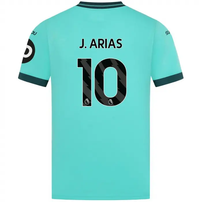 Wolves Kits Shop | Official 2025-26 Wolves Away Shirt – Adult J. ARIAS 10 Wolverhampton Wanderers Apparel